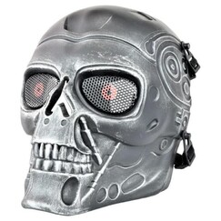 Maska Wosport Terminator srebrna