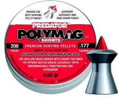 Diabolo JSB Predator PolyMag Shorts 200szt. kal.4,5mm