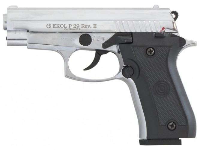 Pistolet gazowy Ekol P29 REV II chrom kal.9mm
