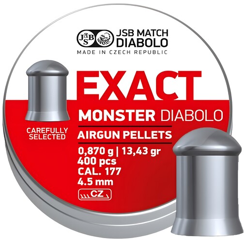 Diabolo JSB Exact Monster 400szt. kal.4,52mm