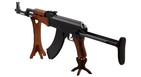 Replika Karabinek AK-47 Kalašnikov kolba skladana