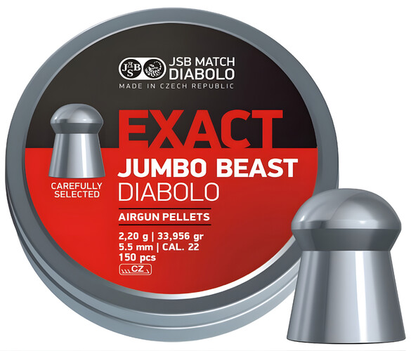 Śrut JSB Exact Jumbo Beast 150szt. kal.5,52mm