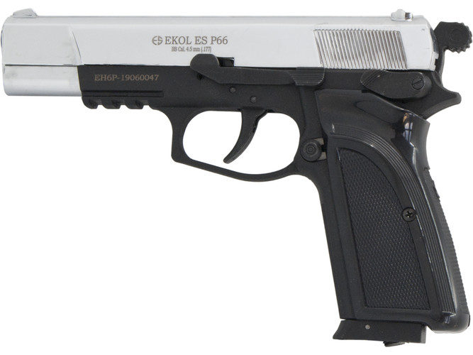 Wiatrówka pistolet Ekol ES P66 chrom