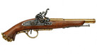 Replika pistoletu z XVIII wieku zlota