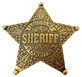 Replika gwiazdy szeryfa Lincoln Country 6,5cm