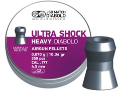 Śrut JSB Ultra Shock Heavy 350sztuk kal.4,5mm