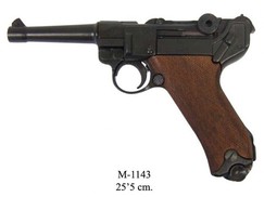 Replika Pistoletu Parabellum Luger P08 drewno