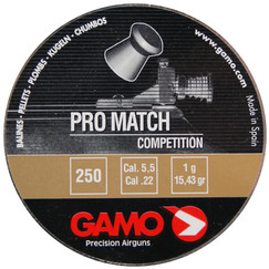 Śrut Gamo Pro Match 250szt. kal.5,5mm
