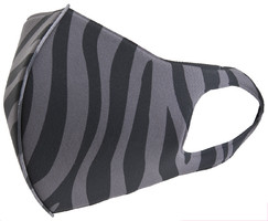Maska Premium Black Zebra dla dzieci, zmywalna