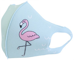 Maska Premium Flamingo dla dzieci, zmywalna