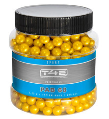 Kuličky T4E 68 Sport PAB yellow 500ks