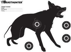 Tarcze sylwetkowe Beast Hunter Hound 10szt.